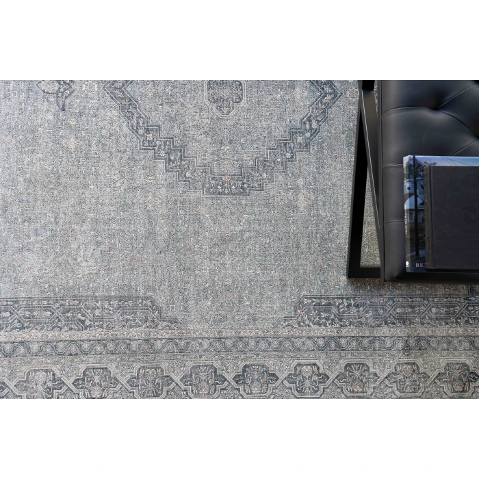Exquisite Rugs Heritage Light Blue/Rust 46249X12 9ft.X12ft. Rect. Rug