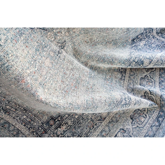 Exquisite Rugs Heritage Light Blue/Rust 46249X12 9ft.X12ft. Rect. Rug