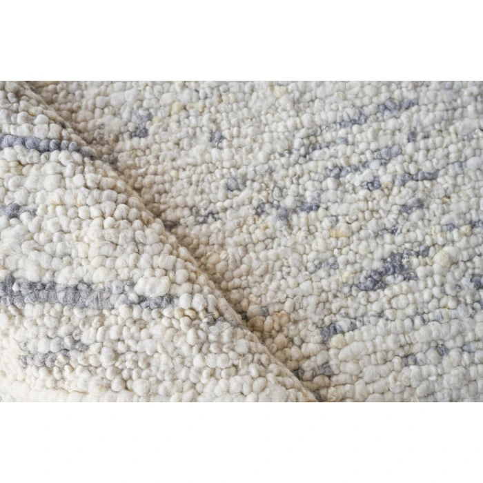Exquisite Rugs Borelli Gray/Ivory 47491X16 1ft.X1ft.6in. Rect. Rug