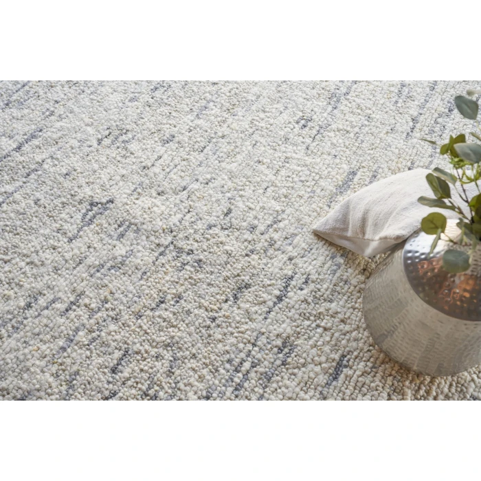 Exquisite Rugs Borelli Gray/Ivory 47491X16 1ft.X1ft.6in. Rect. Rug