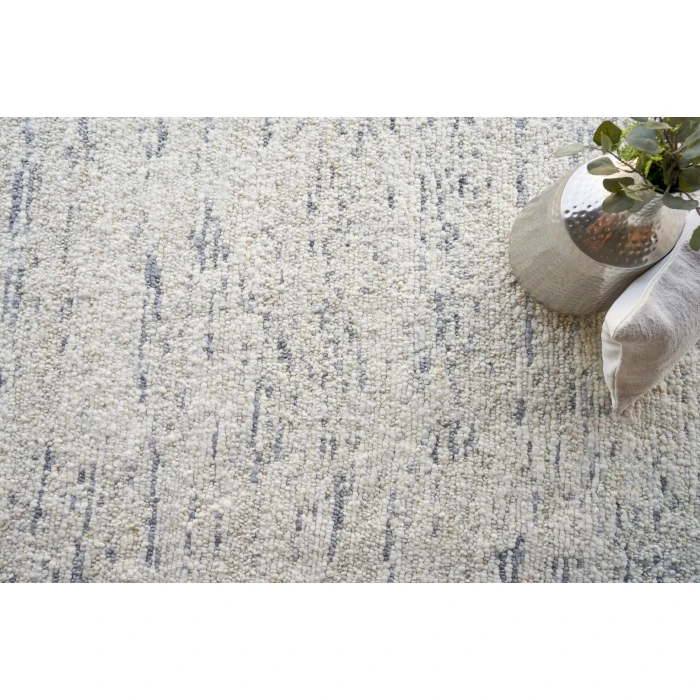 Exquisite Rugs Borelli Gray/Ivory 47491X16 1ft.X1ft.6in. Rect. Rug