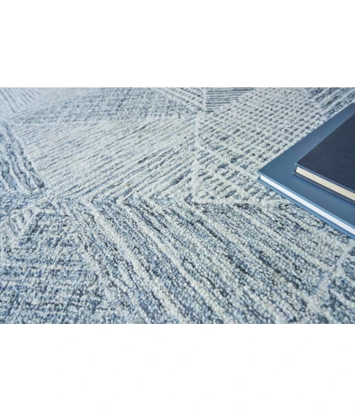 Exquisite Rugs Caprice Navy Blue/Ivory 47556X9 6ft.X9ft. Rect. Rug