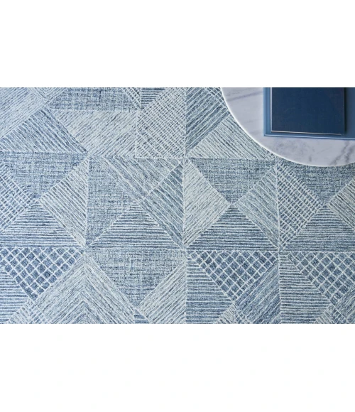 Exquisite Rugs Caprice Navy Blue/Ivory 47556X9 6ft.X9ft. Rect. Rug