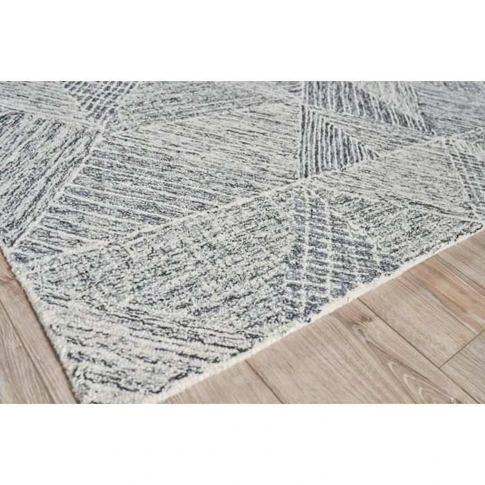 Exquisite Rugs Caprice Black/Ivory 475614x18 14ft.x18ft. Rect. Rug