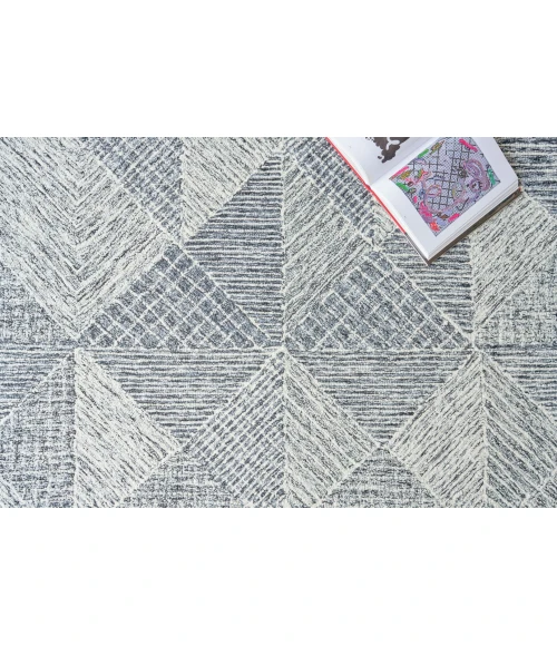 Exquisite Rugs Caprice Black/Ivory 47566X9 6ft.X9ft. Rect. Rug