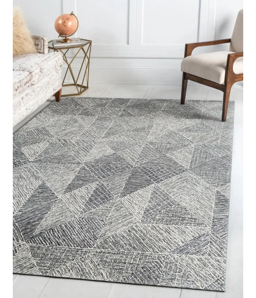 Exquisite Rugs Caprice Black/Ivory 47566X9 6ft.X9ft. Rect. Rug
