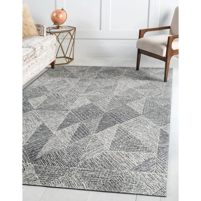 Exquisite Rugs Caprice Black/Ivory 475614x18 14ft.x18ft. Rect. Rug