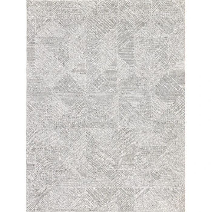 Exquisite Rugs Caprice Light Silver/Ivory 47591X16 1ft.X1ft.6in. Rect. Rug