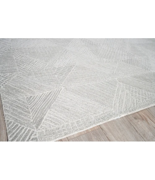 Exquisite Rugs Caprice Light Silver/Ivory 47596X9 6ft.X9ft. Rect. Rug