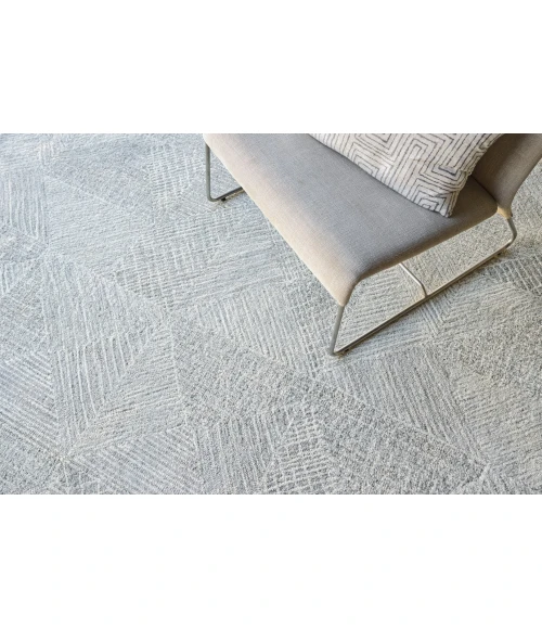 Exquisite Rugs Caprice Light Silver/Ivory 47596X9 6ft.X9ft. Rect. Rug