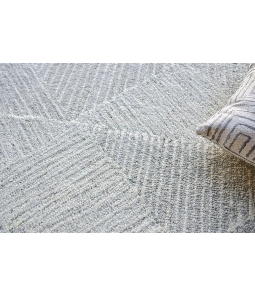 Exquisite Rugs Caprice Light Silver/Ivory 47596X9 6ft.X9ft. Rect. Rug