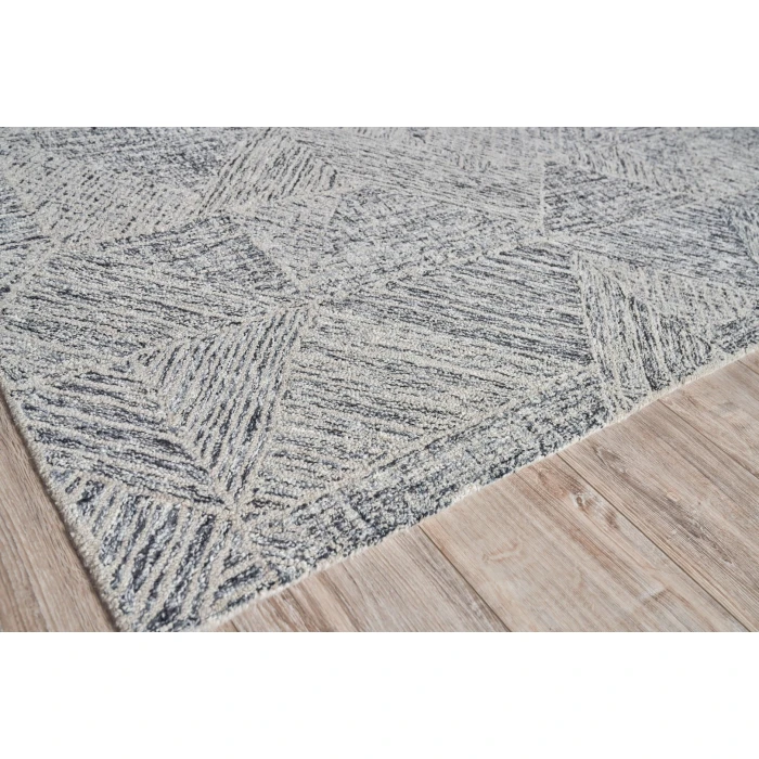 Exquisite Rugs Caprice Black/Silver 47606X9 6ft.X9ft. Rect. Rug
