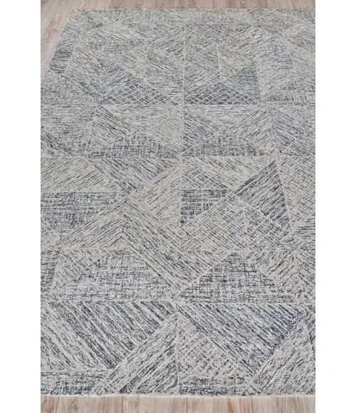 Exquisite Rugs Caprice Black/Silver 47601X16 1ft.X1ft.6in. Rect. Rug