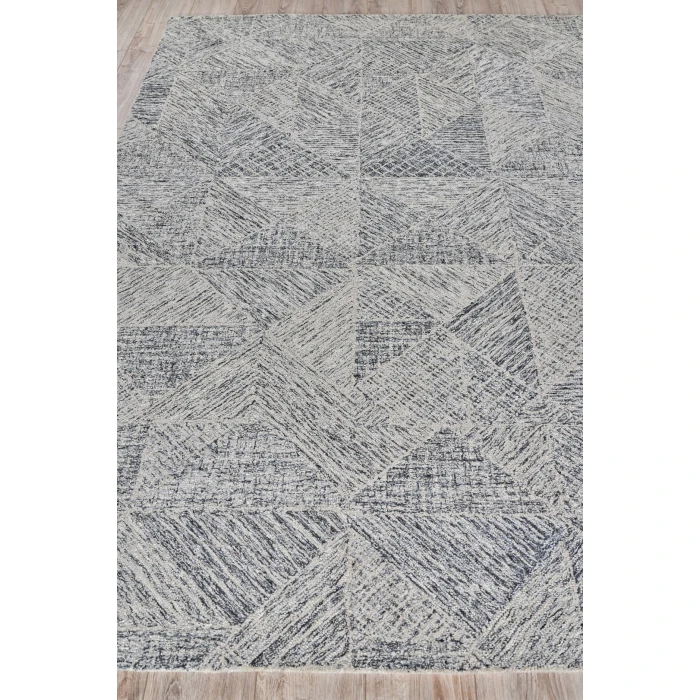 Exquisite Rugs Caprice Black/Silver 47606X9 6ft.X9ft. Rect. Rug