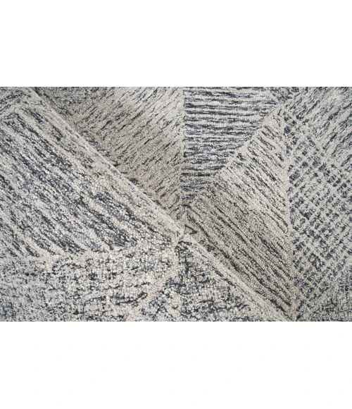 Exquisite Rugs Caprice Black/Silver 47601X16 1ft.X1ft.6in. Rect. Rug