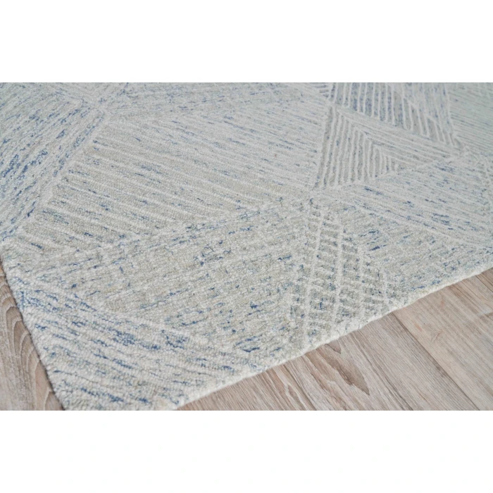 Exquisite Rugs Caprice Light Blue/Ivory 47611X16 1ft.X1ft.6in. Rect. Rug