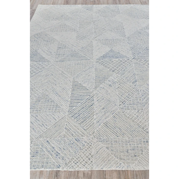 Exquisite Rugs Caprice Light Blue/Ivory 47611X16 1ft.X1ft.6in. Rect. Rug