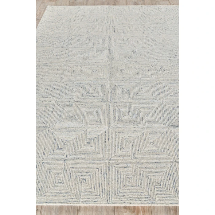 Exquisite Rugs Caprice Light Blue/Ivory 47711X16 1ft.X1ft.6in. Rect. Rug