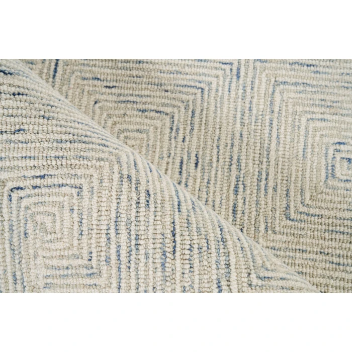 Exquisite Rugs Caprice Light Blue/Ivory 47711X16 1ft.X1ft.6in. Rect. Rug