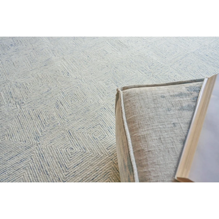 Exquisite Rugs Caprice Light Blue/Ivory 47711X16 1ft.X1ft.6in. Rect. Rug