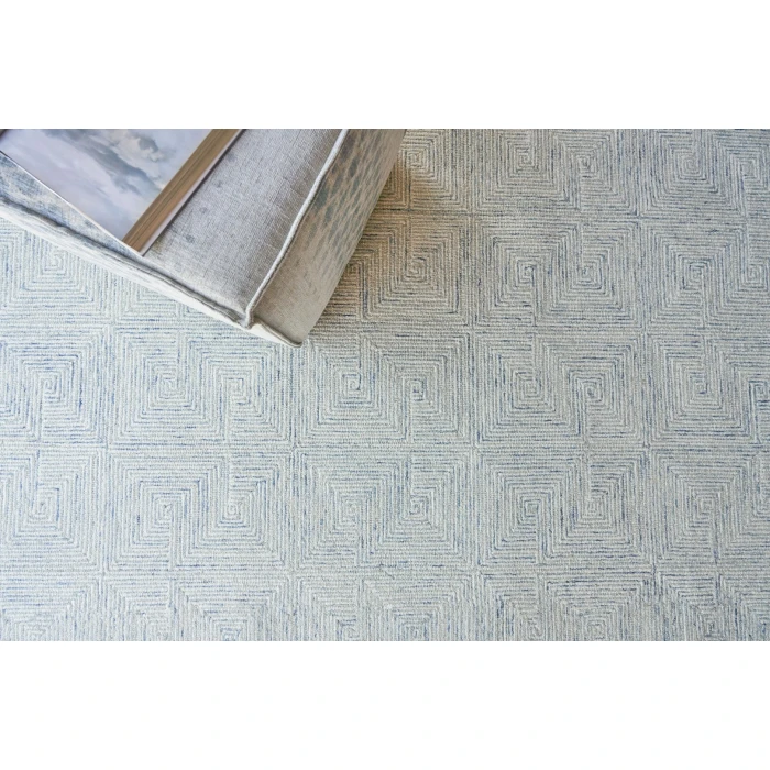 Exquisite Rugs Caprice Light Blue/Ivory 47711X16 1ft.X1ft.6in. Rect. Rug