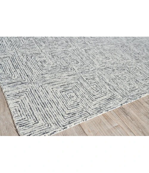 Exquisite Rugs Caprice Black/Ivory 47736X9 6ft.X9ft. Rect. Rug