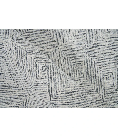 Exquisite Rugs Caprice Black/Ivory 47736X9 6ft.X9ft. Rect. Rug