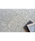 Exquisite Rugs Caprice Black/Ivory 47736X9 6ft.X9ft. Rect. Rug