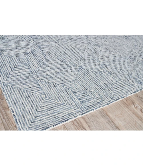 Exquisite Rugs Caprice Blue/Ivory 47741X16 1ft.X1ft.6in. Rect. Rug