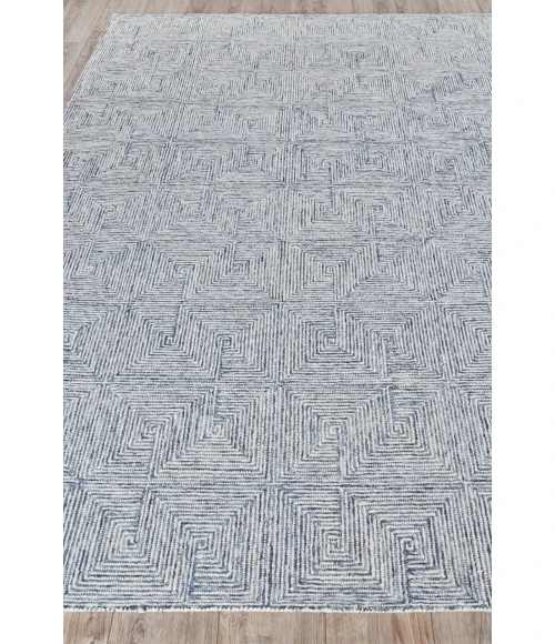Exquisite Rugs Caprice Blue/Ivory 47741X16 1ft.X1ft.6in. Rect. Rug