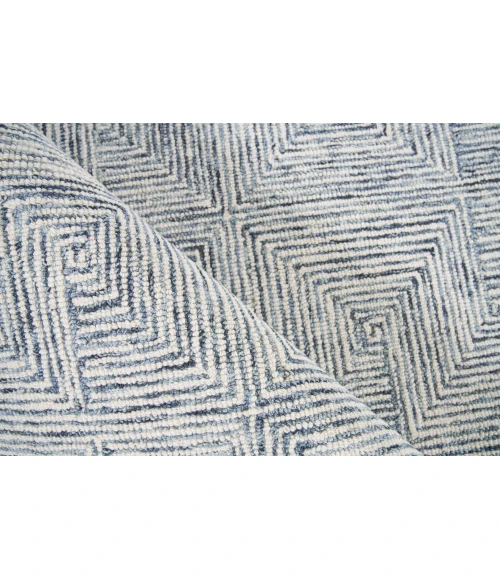 Exquisite Rugs Caprice Blue/Ivory 47741X16 1ft.X1ft.6in. Rect. Rug