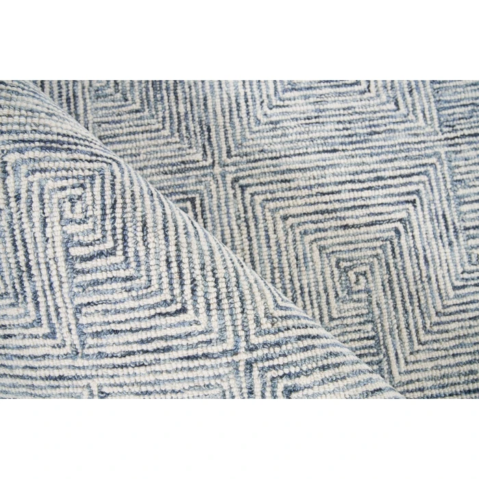 Exquisite Rugs Caprice Blue/Ivory 47746X9 6ft.X9ft. Rect. Rug