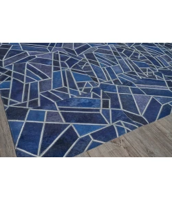 Exquisite Rugs Natural Hide Blue/Ivory 47808X10 8ft.X10ft. Rect. Rug