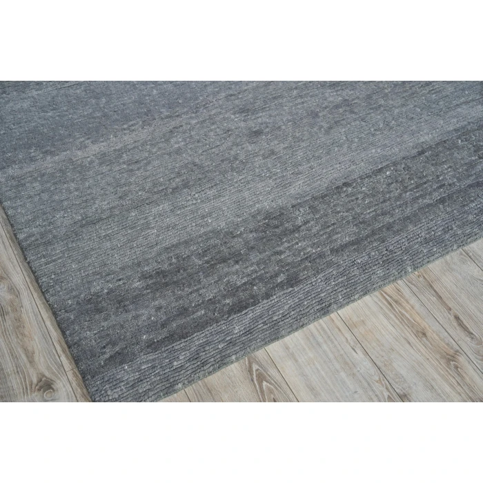 Exquisite Rugs Merino Wool Dark Gray 48051X16 1ft.X1ft.6in. Rect. Rug