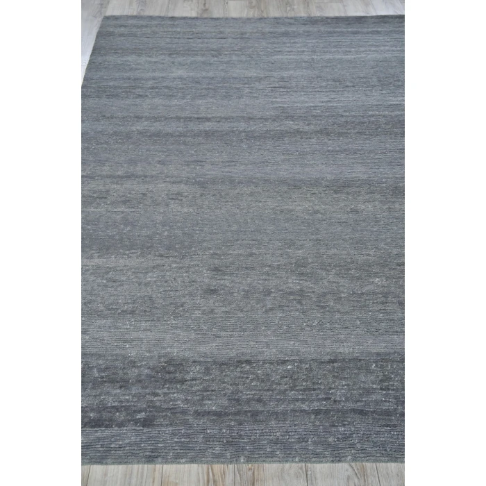 Exquisite Rugs Merino Wool Dark Gray 48051X16 1ft.X1ft.6in. Rect. Rug