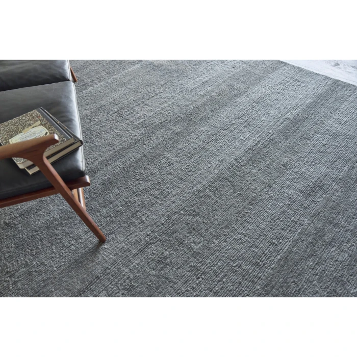 Exquisite Rugs Merino Wool Dark Gray 48051X16 1ft.X1ft.6in. Rect. Rug