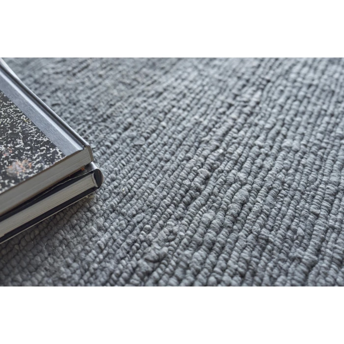 Exquisite Rugs Merino Wool Dark Gray 48051X16 1ft.X1ft.6in. Rect. Rug