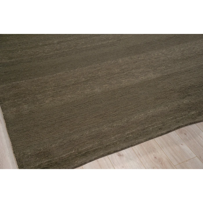 Exquisite Rugs Merino Wool Brown 48071X16 1ft.X1ft.6in. Rect. Rug