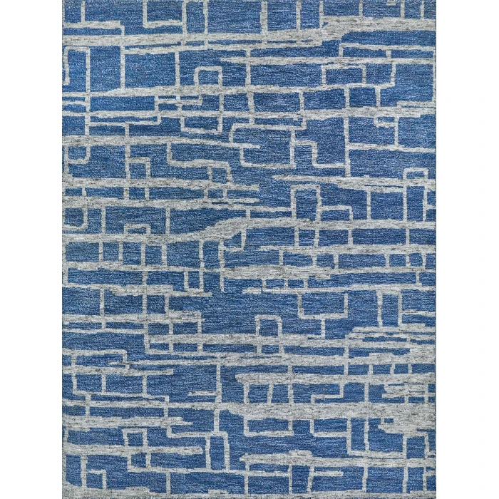 Exquisite Rugs Aldridge Blue/Gray 48278X10 8ft.X10ft. Rect. Rug