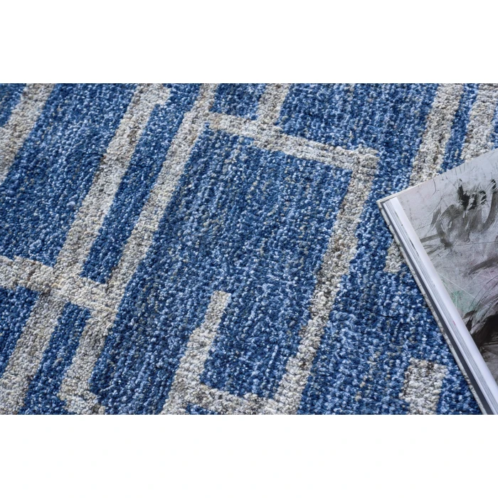 Exquisite Rugs Aldridge Blue/Gray 48278X10 8ft.X10ft. Rect. Rug