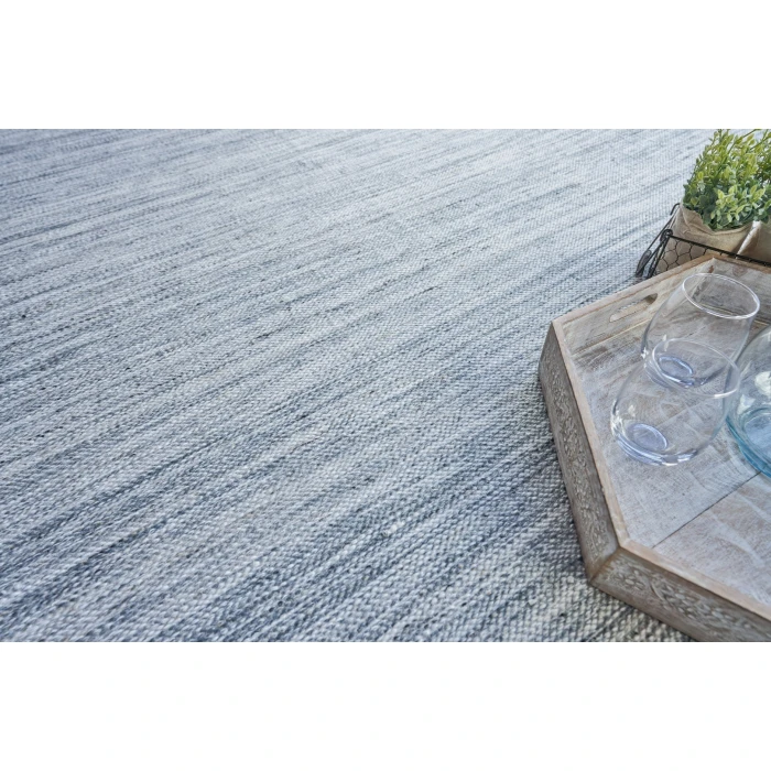 Exquisite Rugs Kashmir Aqua/Gray 48533X5 3ft.X5ft. Rect. Rug