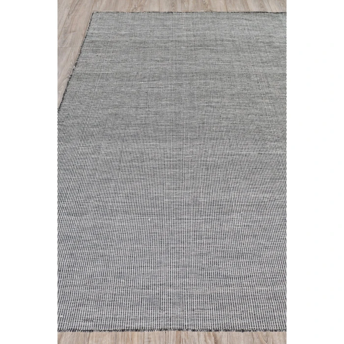 Exquisite Rugs Lenzi Black/Ivory 48623X5 3ft.X5ft. Rect. Rug