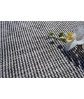Exquisite Rugs Lenzi Black/Ivory 48623X5 3ft.X5ft. Rect. Rug