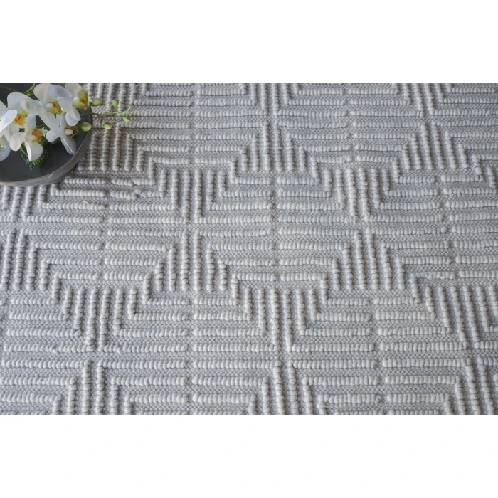 Exquisite Rugs Manzoni Silver 48741X16 1ft.X1ft.6in. Rect. Rug