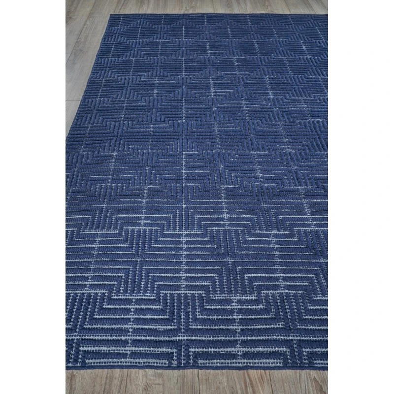 Exquisite Rugs Manzoni Navy 48759X12 9ft.X12ft. Rect. Rug