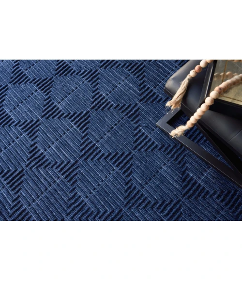 Exquisite Rugs Manzoni Navy 487510X14 10ft.X14ft. Rect. Rug