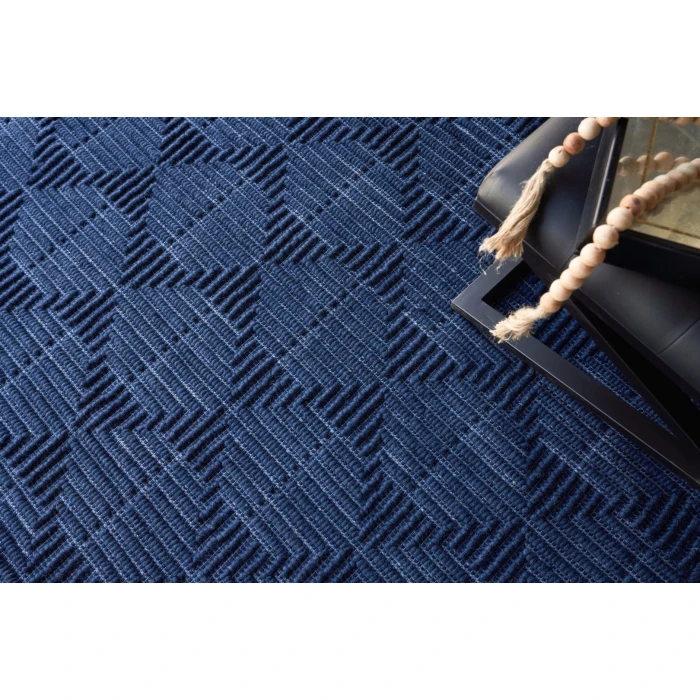 Exquisite Rugs Manzoni Navy 48751X16 1ft.X1ft.6in. Rect. Rug