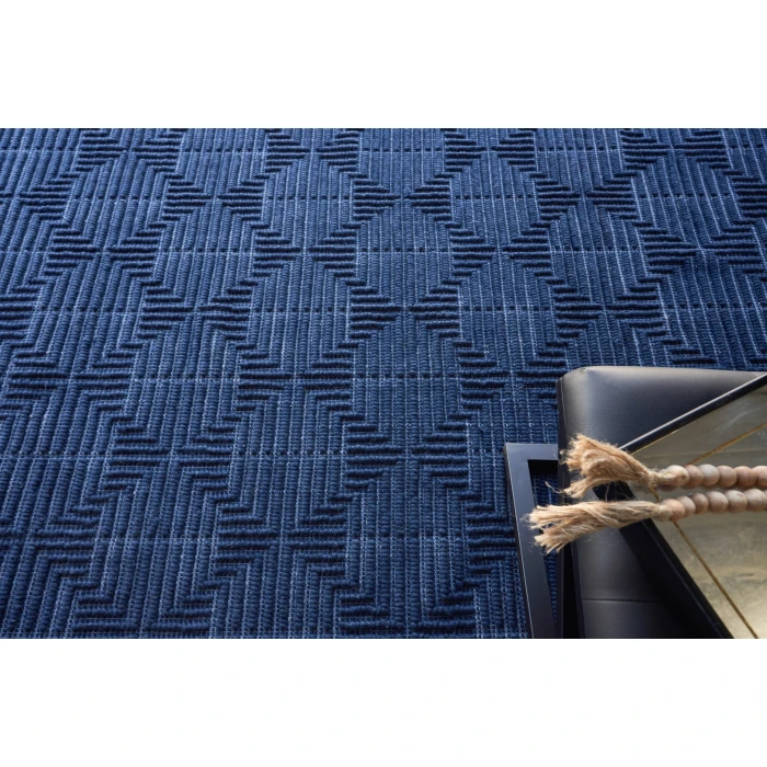 Exquisite Rugs Manzoni Navy 48751X16 1ft.X1ft.6in. Rect. Rug