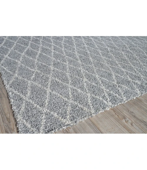 Exquisite Rugs Giorgio Gray/Ivory 48789X12 9ft.X12ft. Rect. Rug