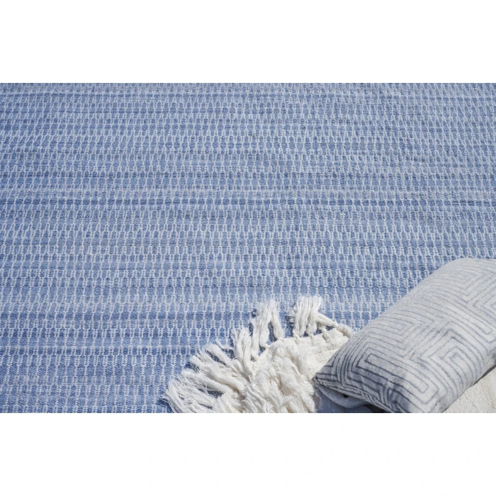 Exquisite Rugs Florence Light Blue 48791X16 1ft.X1ft.6in. Rect. Rug